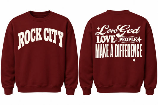 Fall Rock City Crew Necks